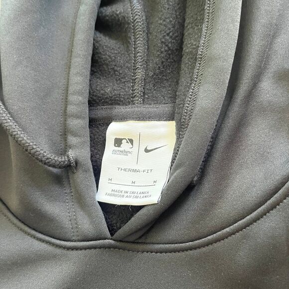 Nike Tampa Bay Rays City Connect Therma Fit Hoodie Black Neon Mens Medium MLB - Picture 4 of 8